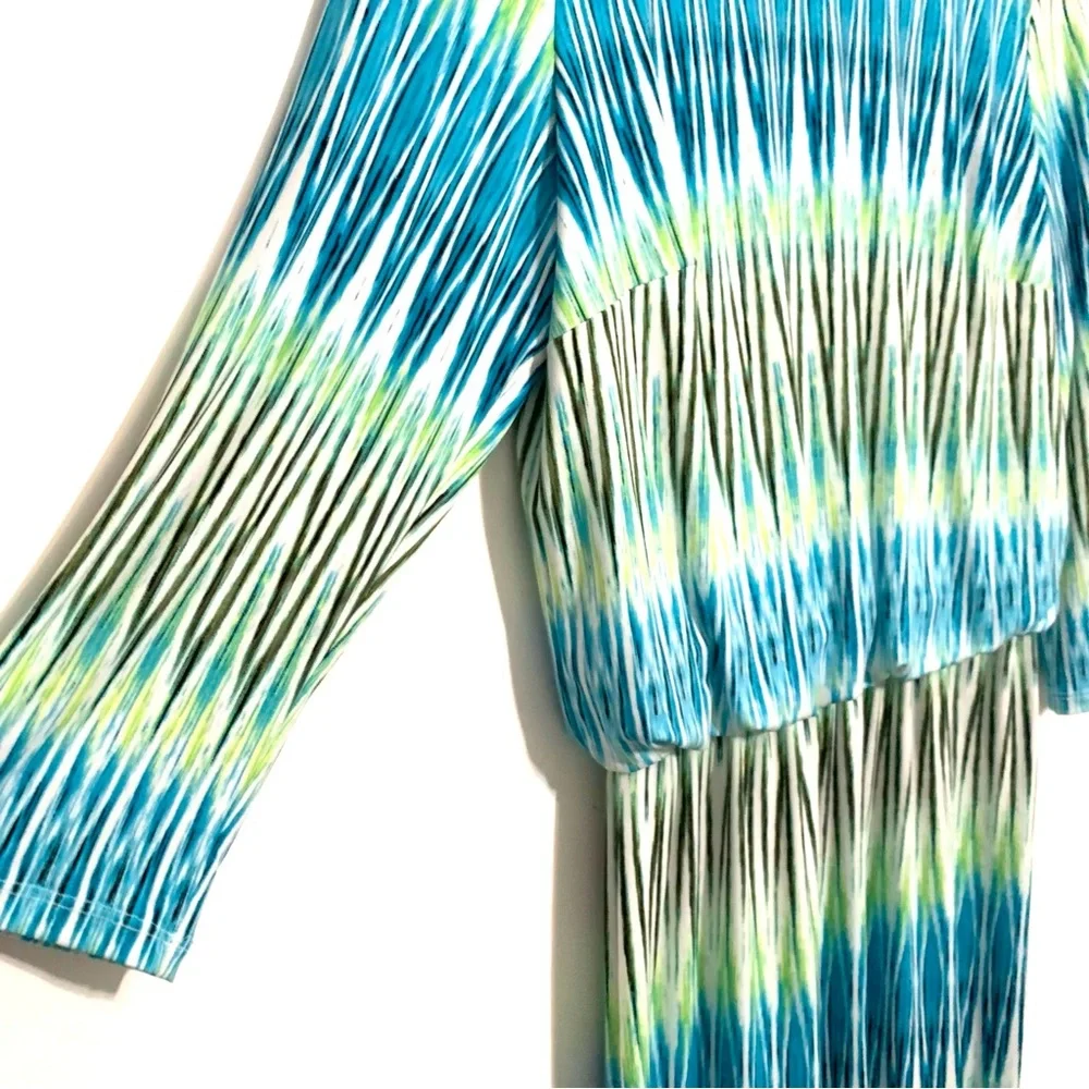 Allison Daley for Dillards Multi Color Dress Long Sleeve Size 8